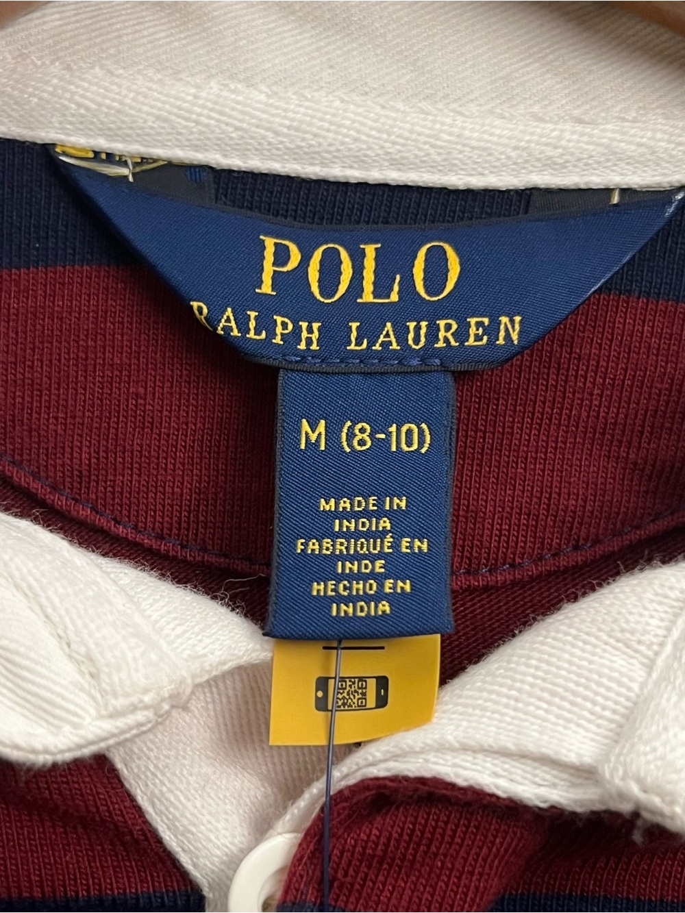 Polo Ralph Lauren Little Girls Striped Jersey Rugby Dress. Size 8-10 New W/ Tags - Picture 5 of 7